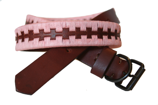 Argentine Organic Leather Collars - SMALL